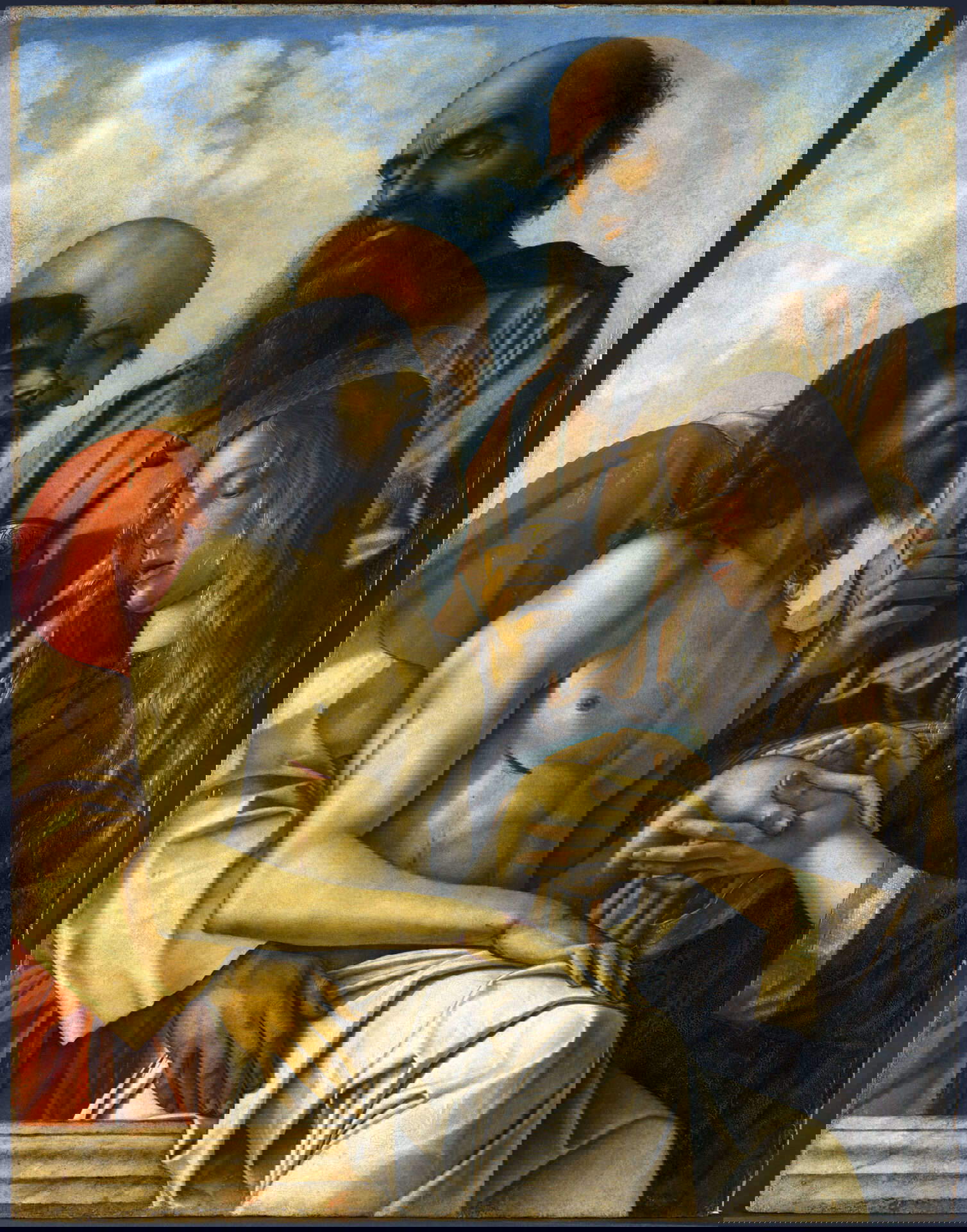 Lamentation sur le corps du Christ mort - Giovanni Bellini - Alpha Reproduction