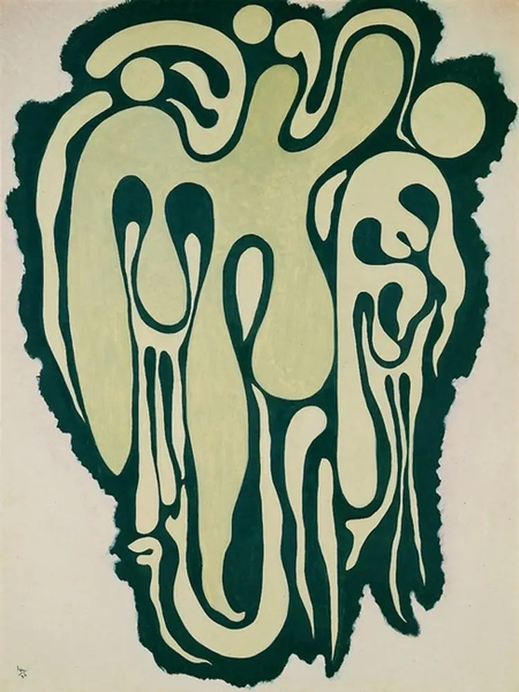 Figura verde - Vassily Kandinsky