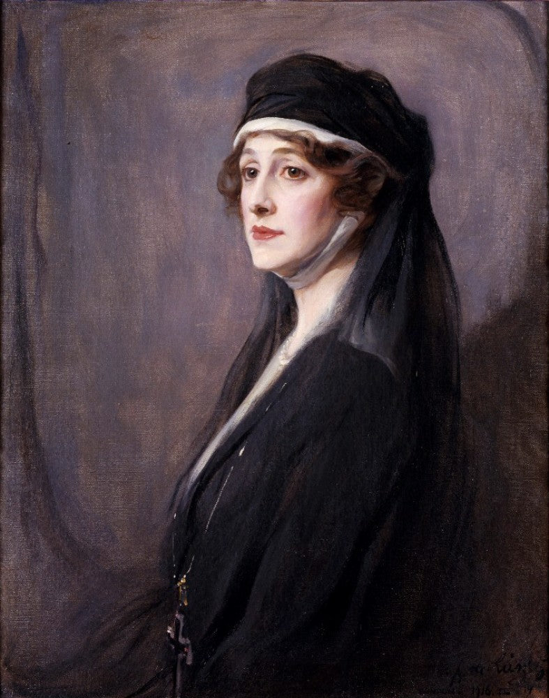 Retrato de Grace Elvina Hinds, marquesa Curzon de Kedleston (1877-1958) - Philip de Laşzloş
