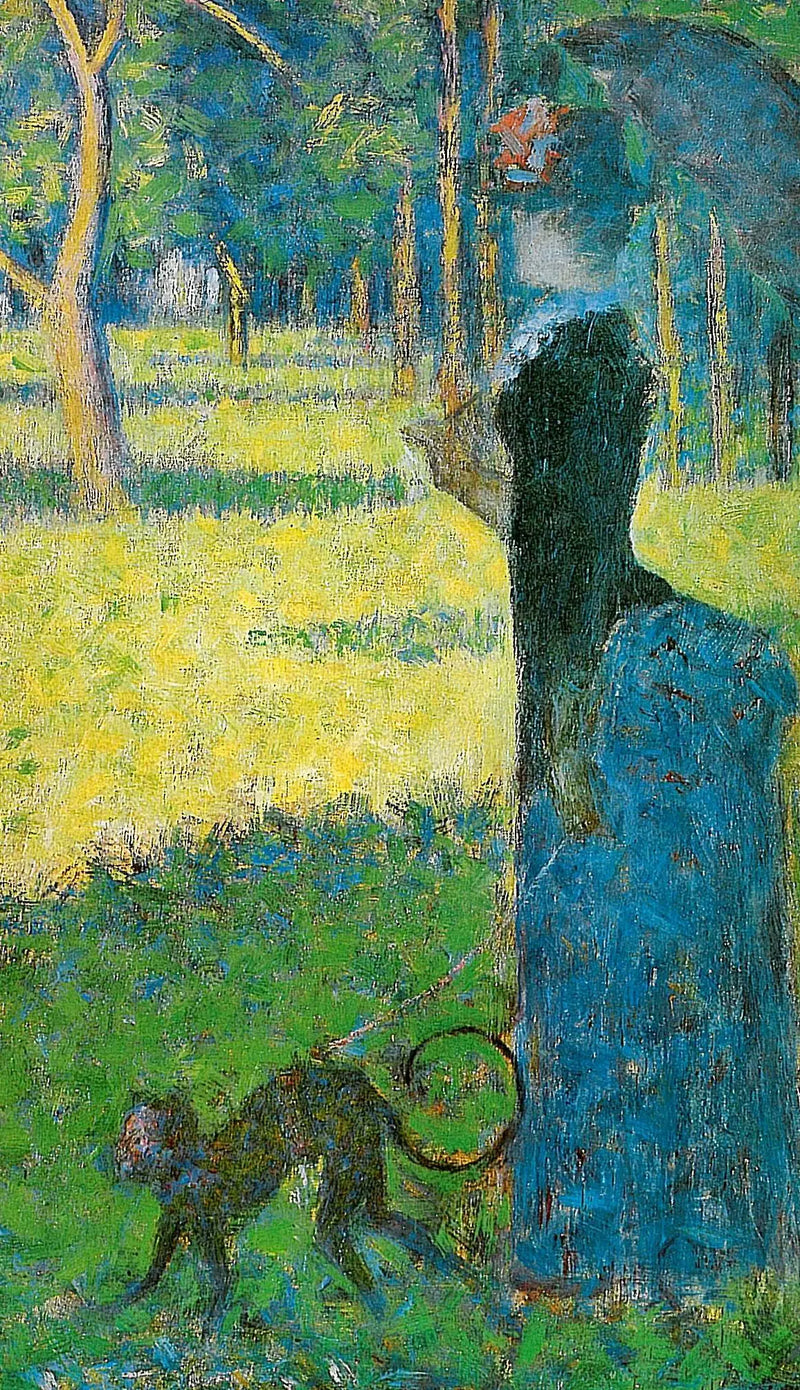 Mujer con un mono - Georges Seurat