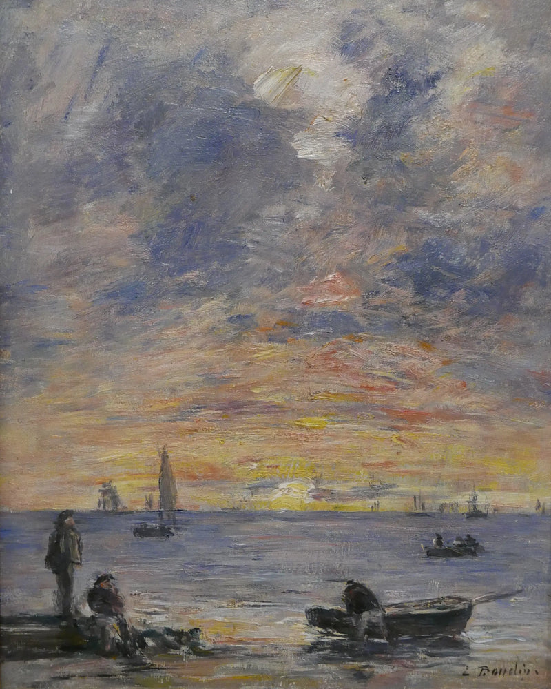 Marítimo, atardecer - Eugène Boudin