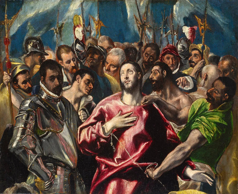 La compartición de la túnica de Cristo - El Greco