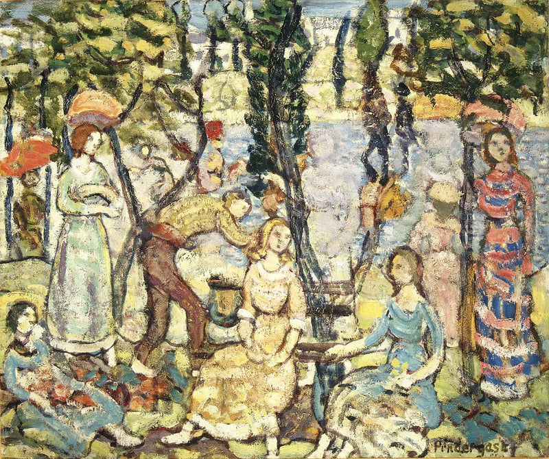 Grupo de figuras - Maurice Prendergast
