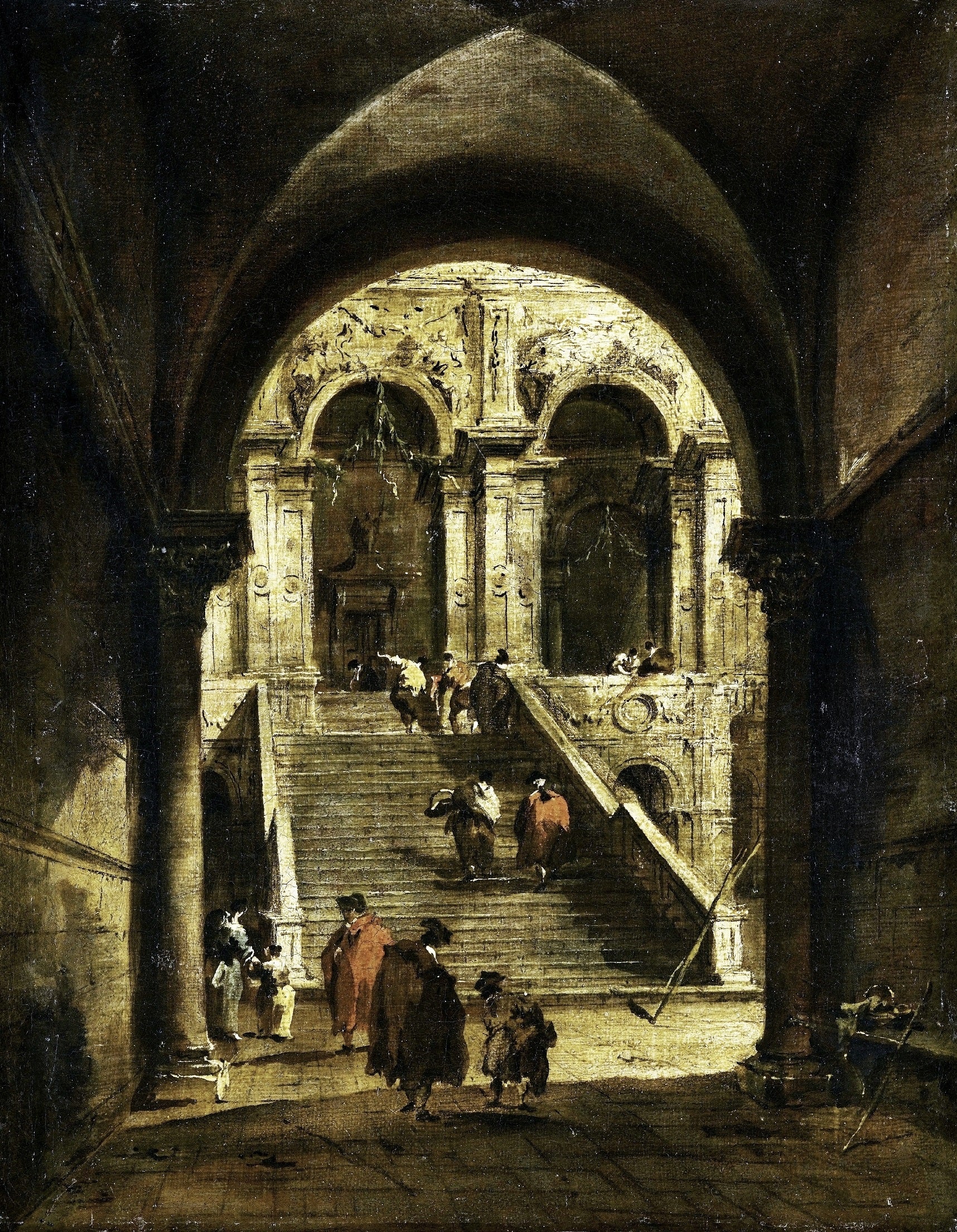 Escalier du palais - Francesco Guardi - Alpha Reproduction