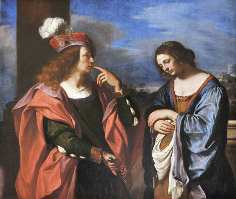 Absalón y Tamar - Guercino
