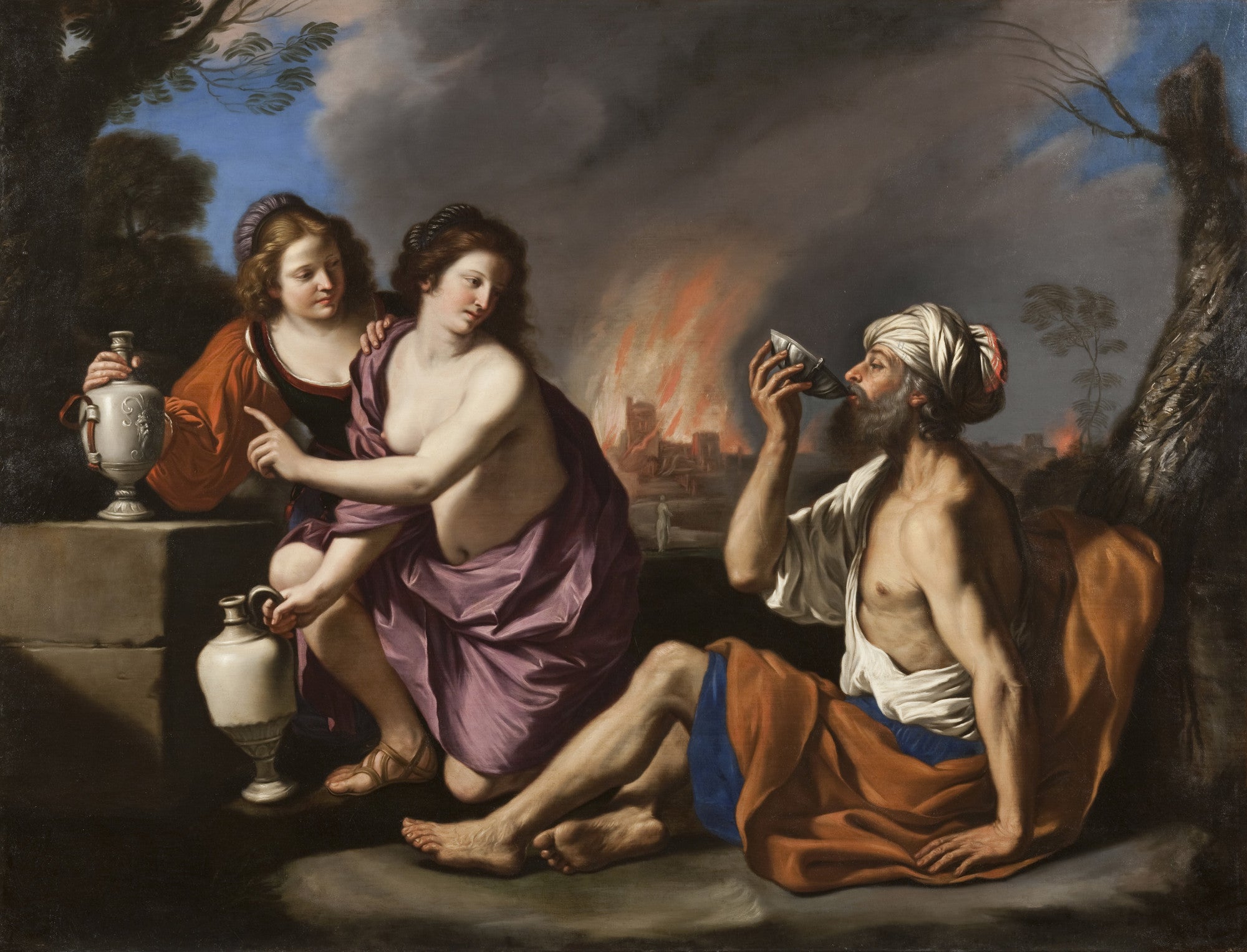 Lot et ses filles - Guercino - Alpha Reproduction
