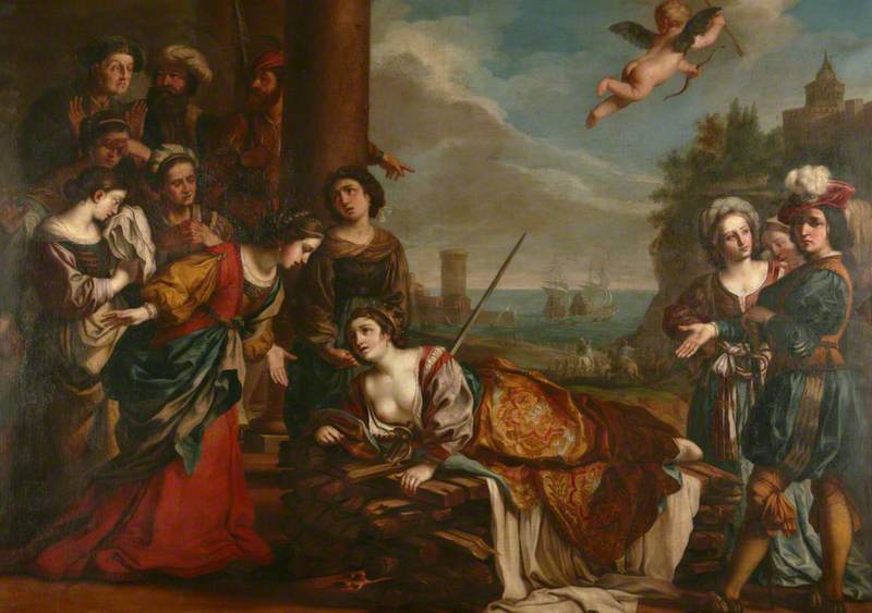 La muerte de Dido - Guercino