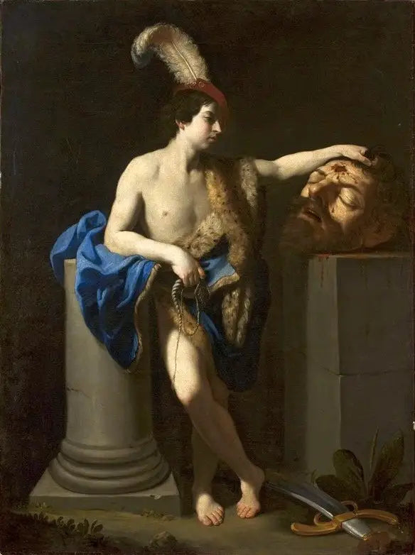 David vencedor de Goliat. - Guido Reni