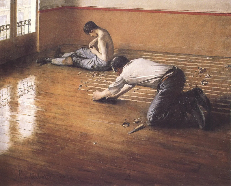 Los cepilladores de parquet - Gustave Caillebotte
