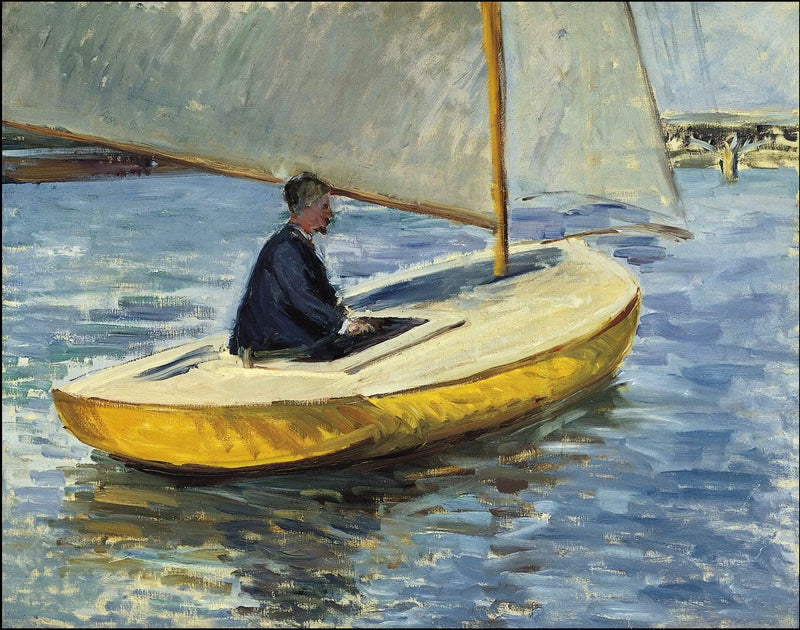 El barco amarillo - Gustave Caillebotte