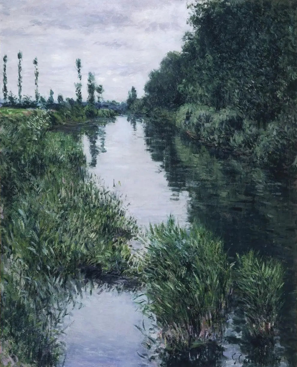 Reproduction du tableau « Le petit bras de la Seine à Argenteuil - Gustave Caillebotte » par Alpha Reproduction en peinture à l’huile