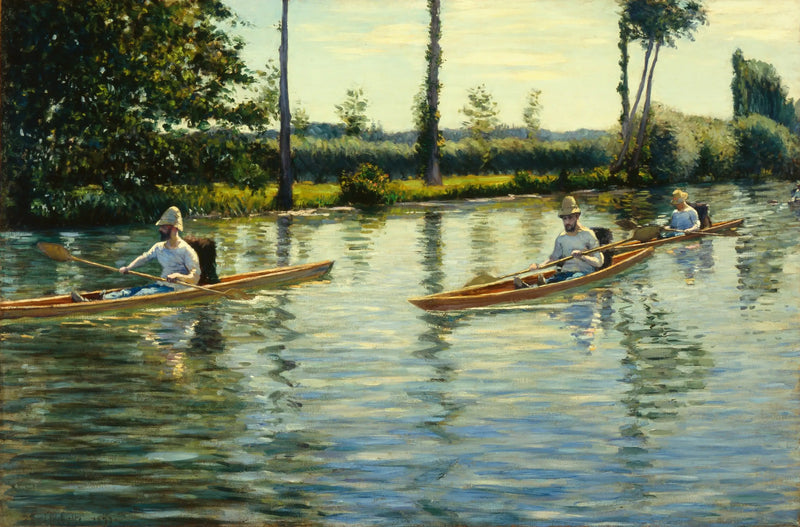 Périssoires en el Yerres - Gustave Caillebotte