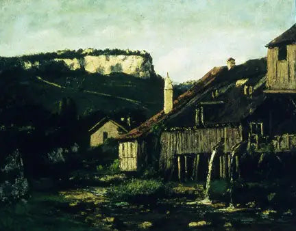 Paisaje en Ornans - Gustave Courbet