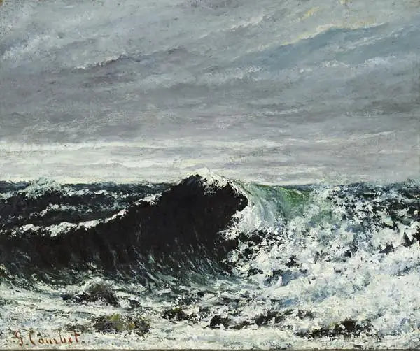 La Vague - Gustave Courbet - Alpha Reproduction