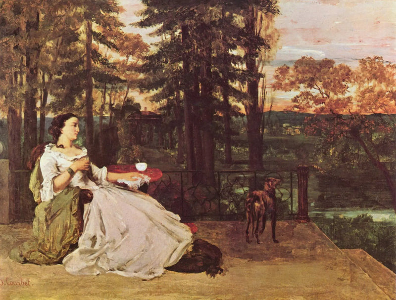 La Dama de Frankfurt - Gustave Courbet