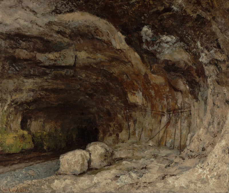 Cueva Sarrazine cerca de Nans-sous-Sainte-Anne - Gustave Courbet
