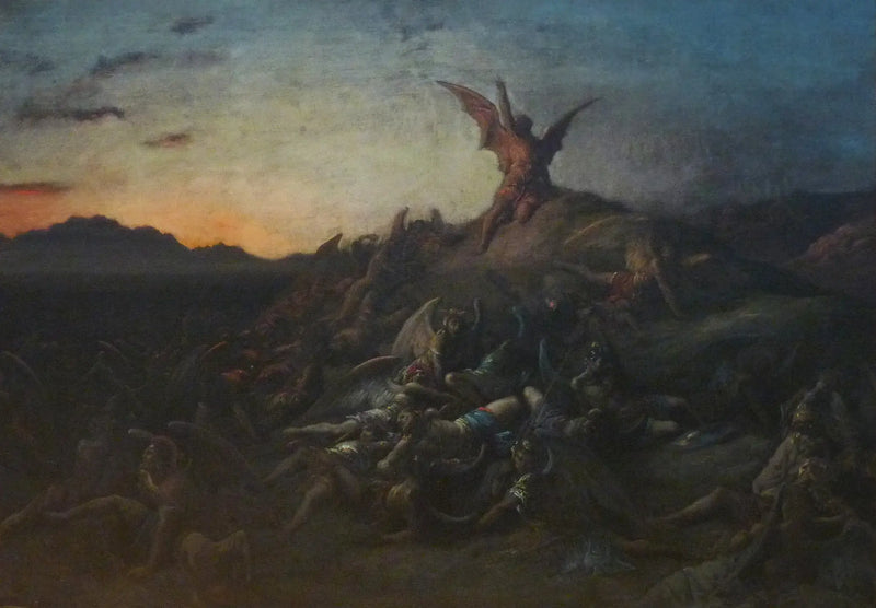 La Caída de los Ángeles Rebeldes - Gustave Doré