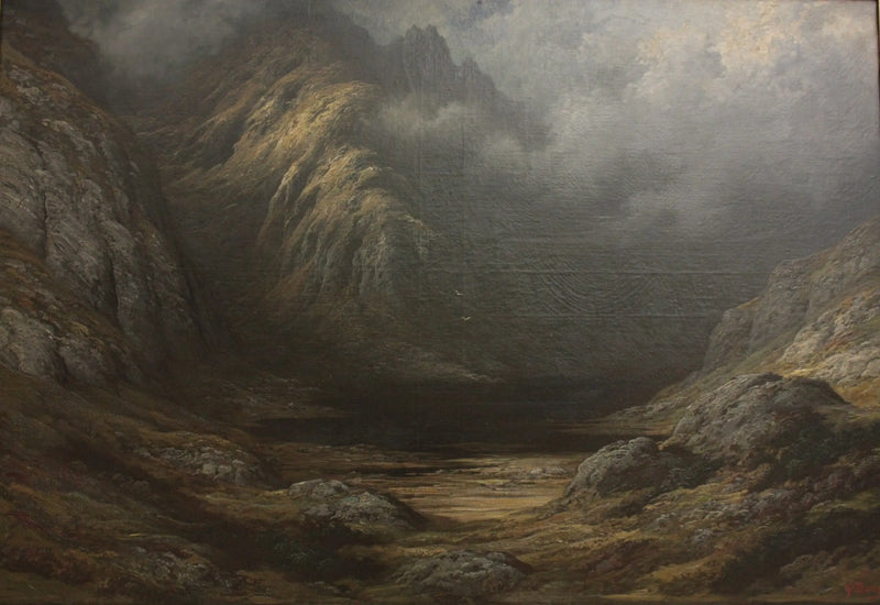 Lago en Escocia después de la tormenta - Gustave Doré