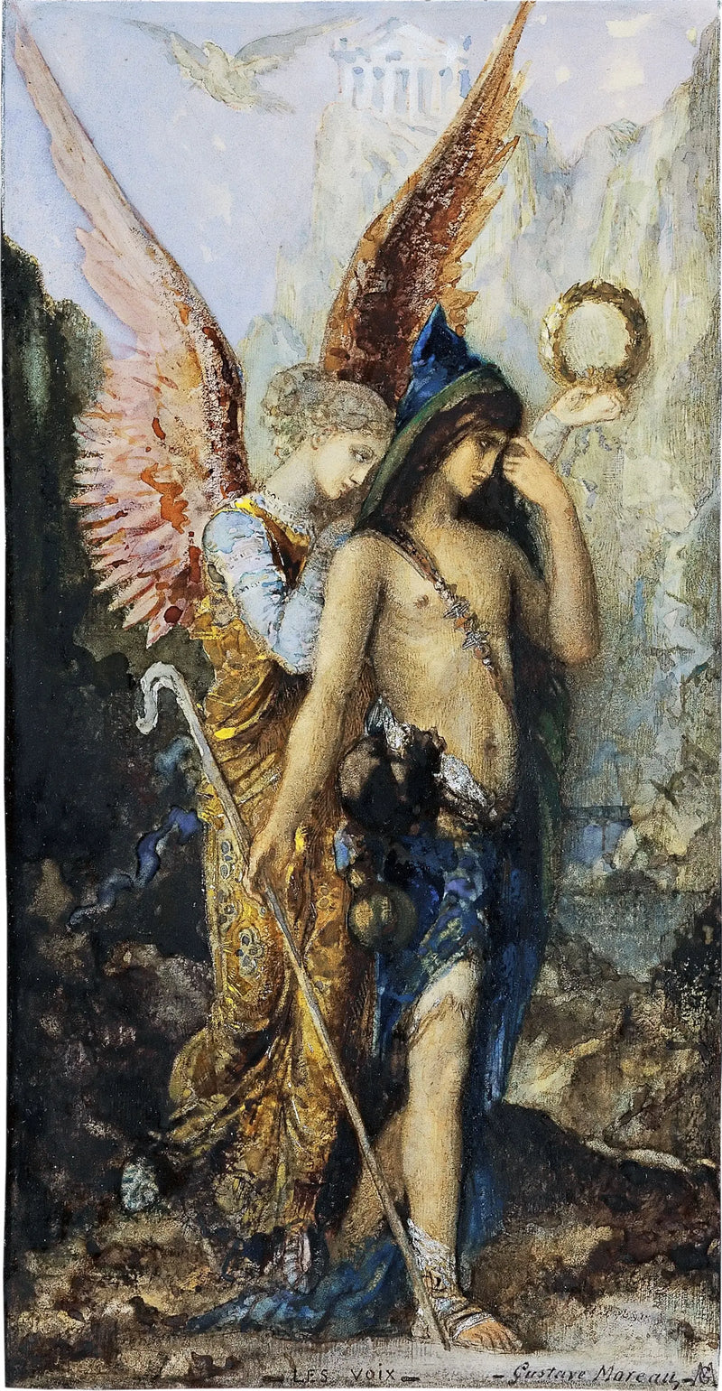 Las voces - Gustave Moreau