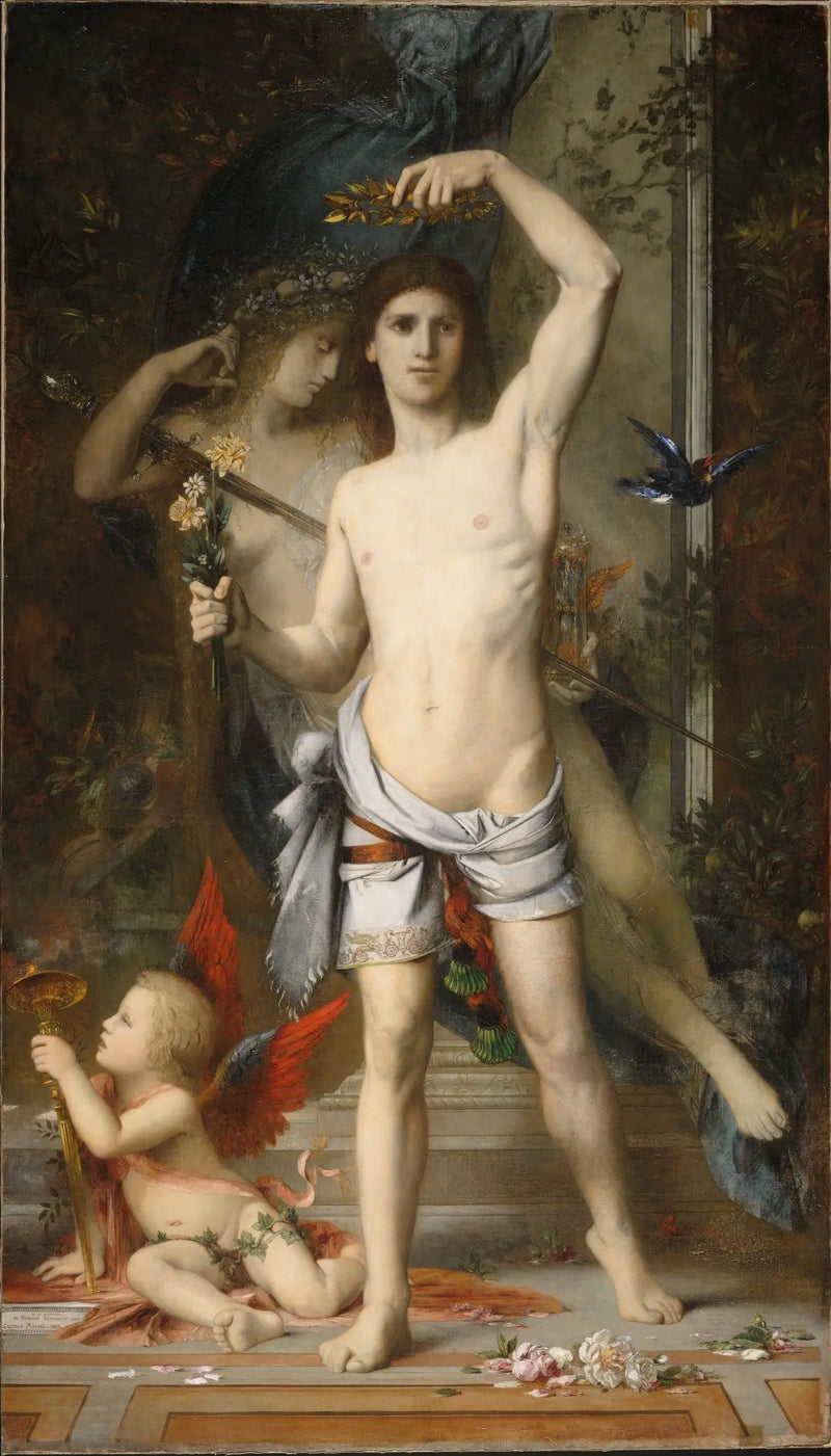 El joven hombre y la muerte - Gustave Moreau