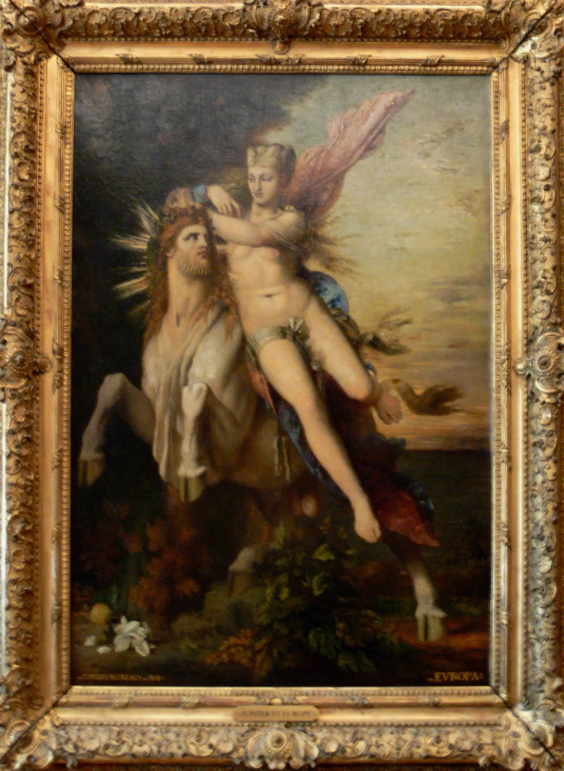 El secuestro de Europa - Gustave Moreau