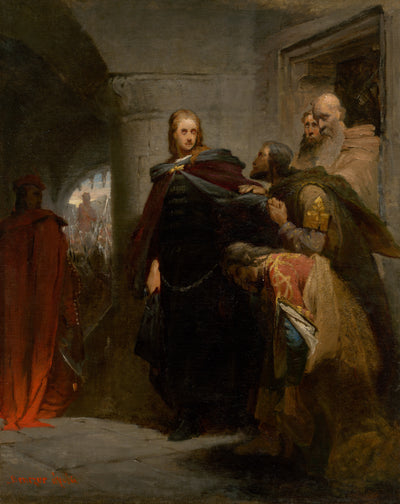 Les adieux de Hunyadi à sa patrie - Gyula Benczúr