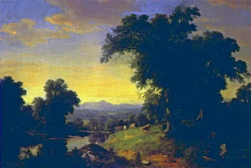 Una escena pastoral - Asher Brown Durand