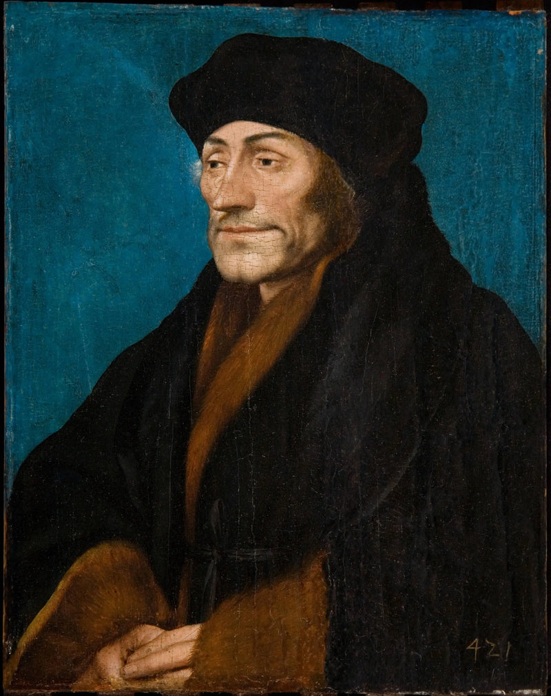 Retrato de Erasmo de Rotterdam - Hans Holbein el Joven