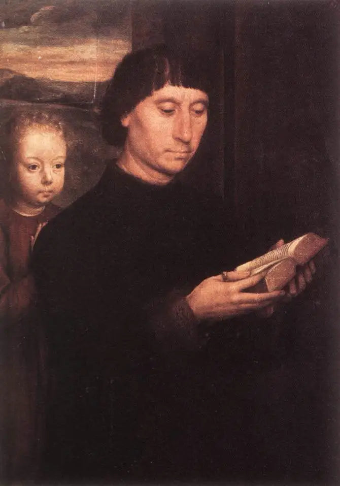 Retrato de un donante masculino - Hans Memling