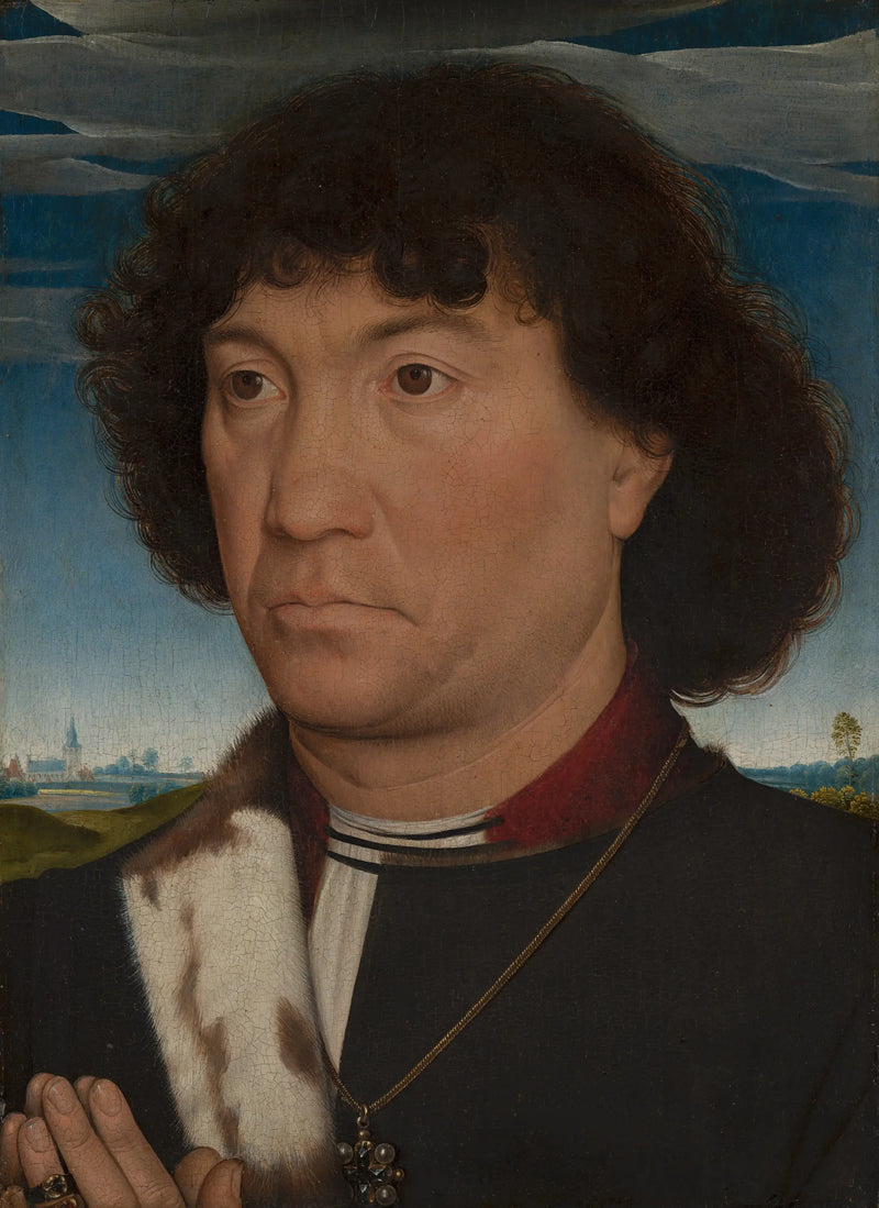 Retrato de un hombre de la familia Lespinette - Hans Memling