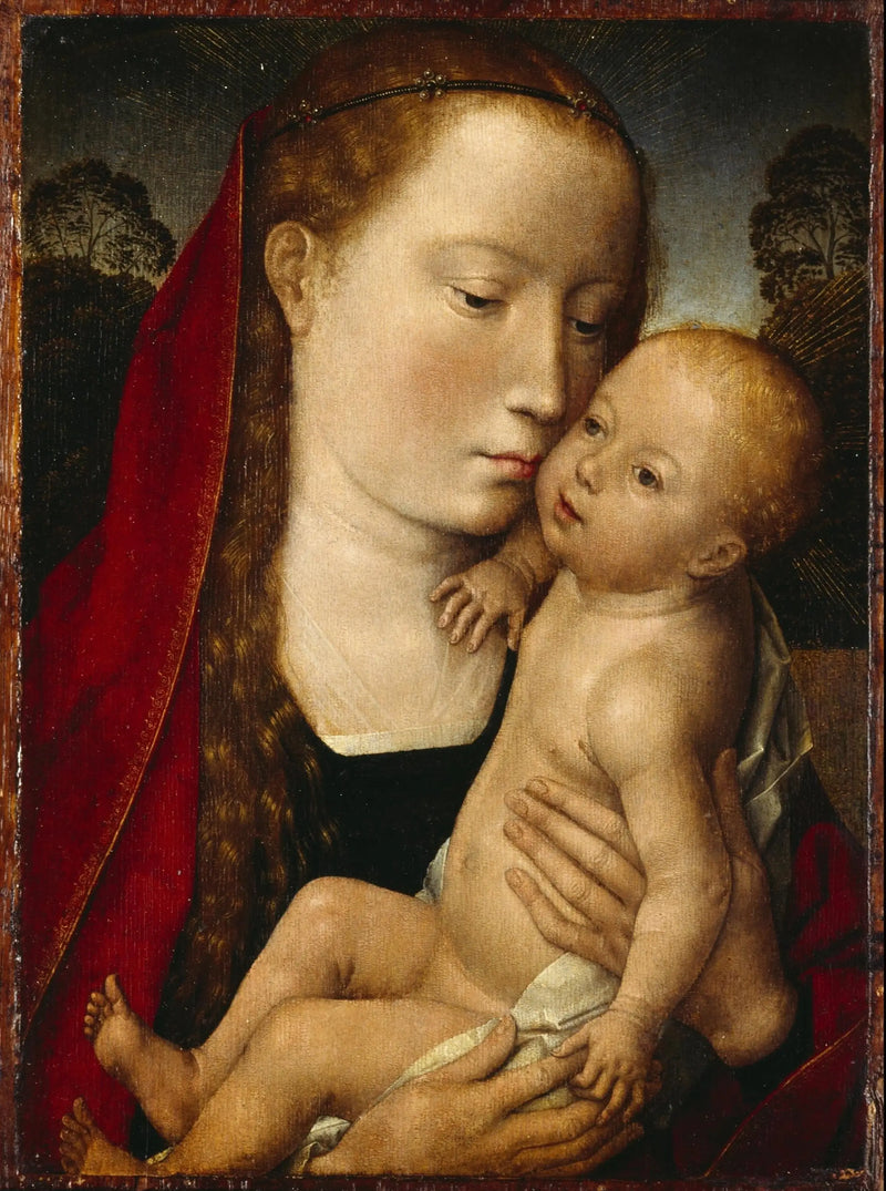 Virgen con el Niño - Hans Memling