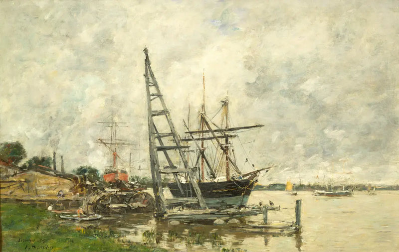 Havre de Lormont - Eugène Boudin