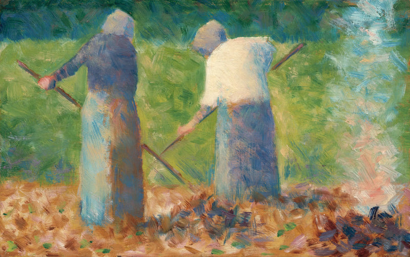 Los segadores de Montfermeil - Georges Seurat