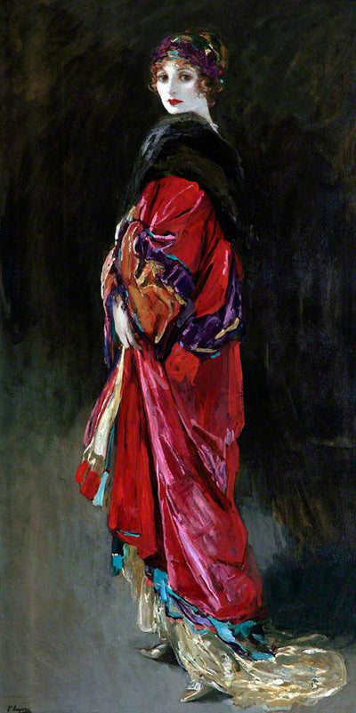 Avellana en rosa y dorado - John Lavery