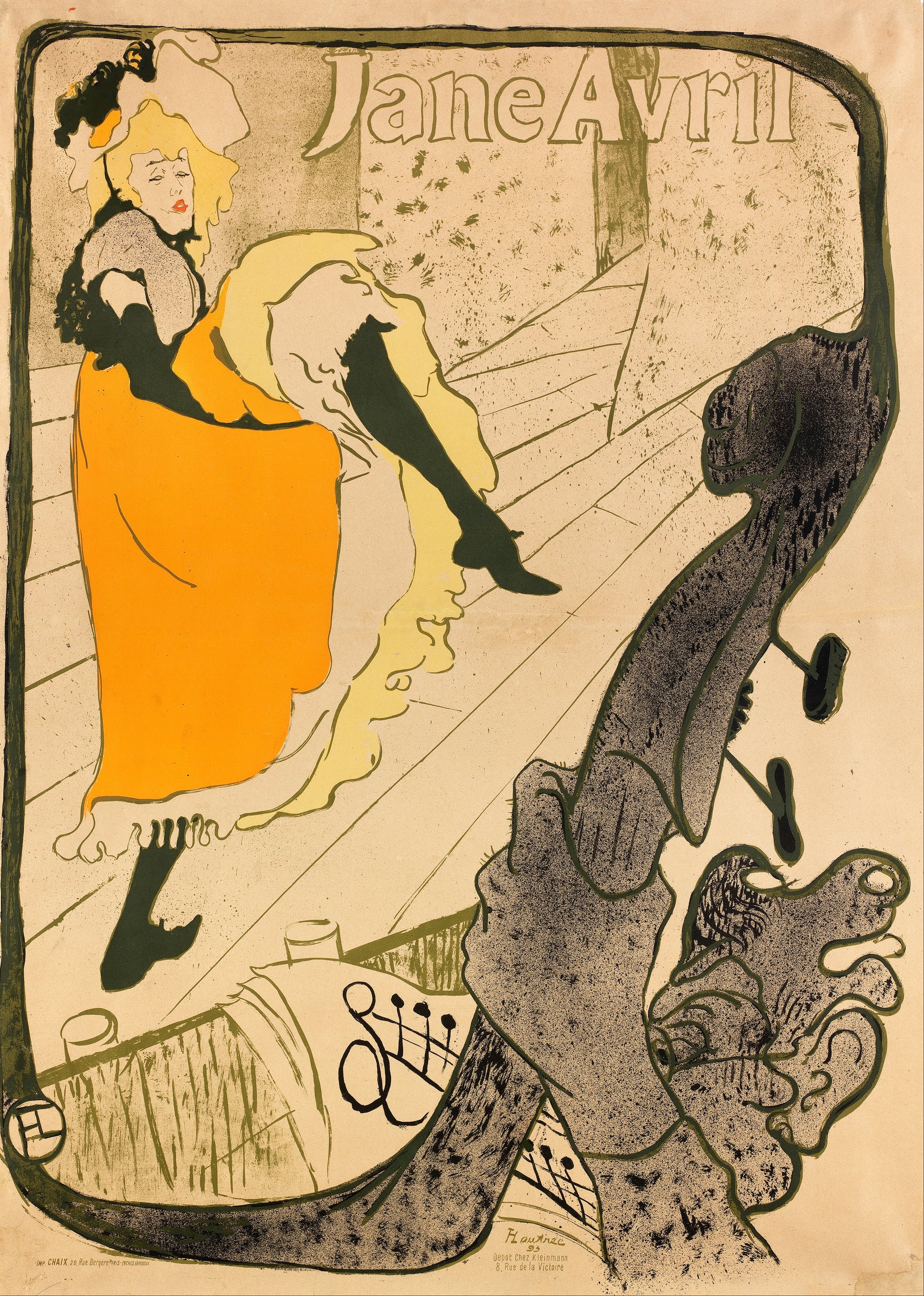 Jane Avril — Henri de Toulouse-Lautrec