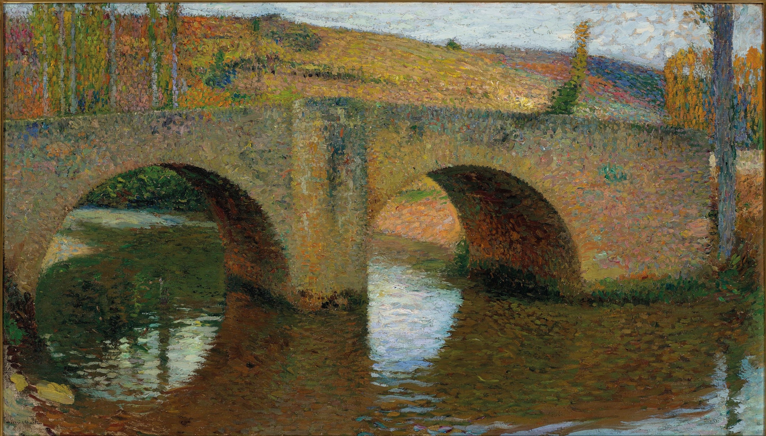 Le pont Labastide sur le Green - Henri-Jean Guillaume Martin