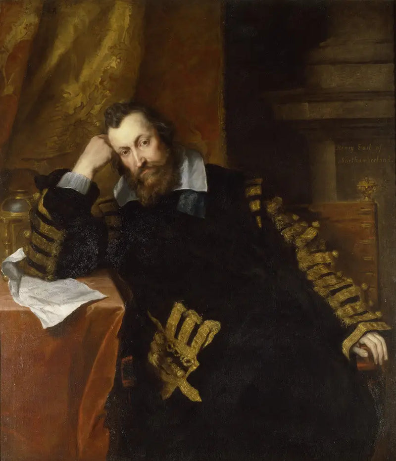 Henry Percy, 9º conde de Northumberland KG (1564-1632), « El conde mago » - Antoine van Dyck
