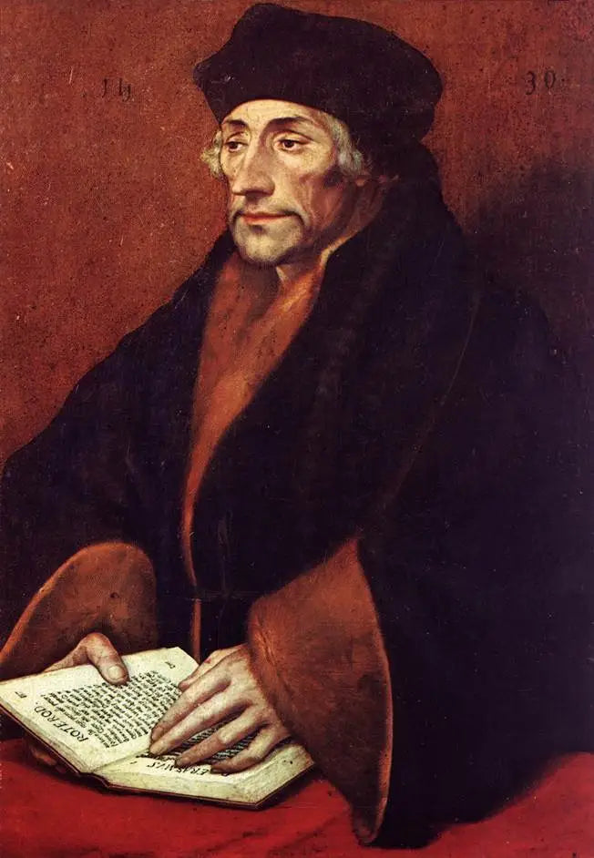 Retrato de Desiderius Erasmus (1466-1536) - Hans Holbein el Joven