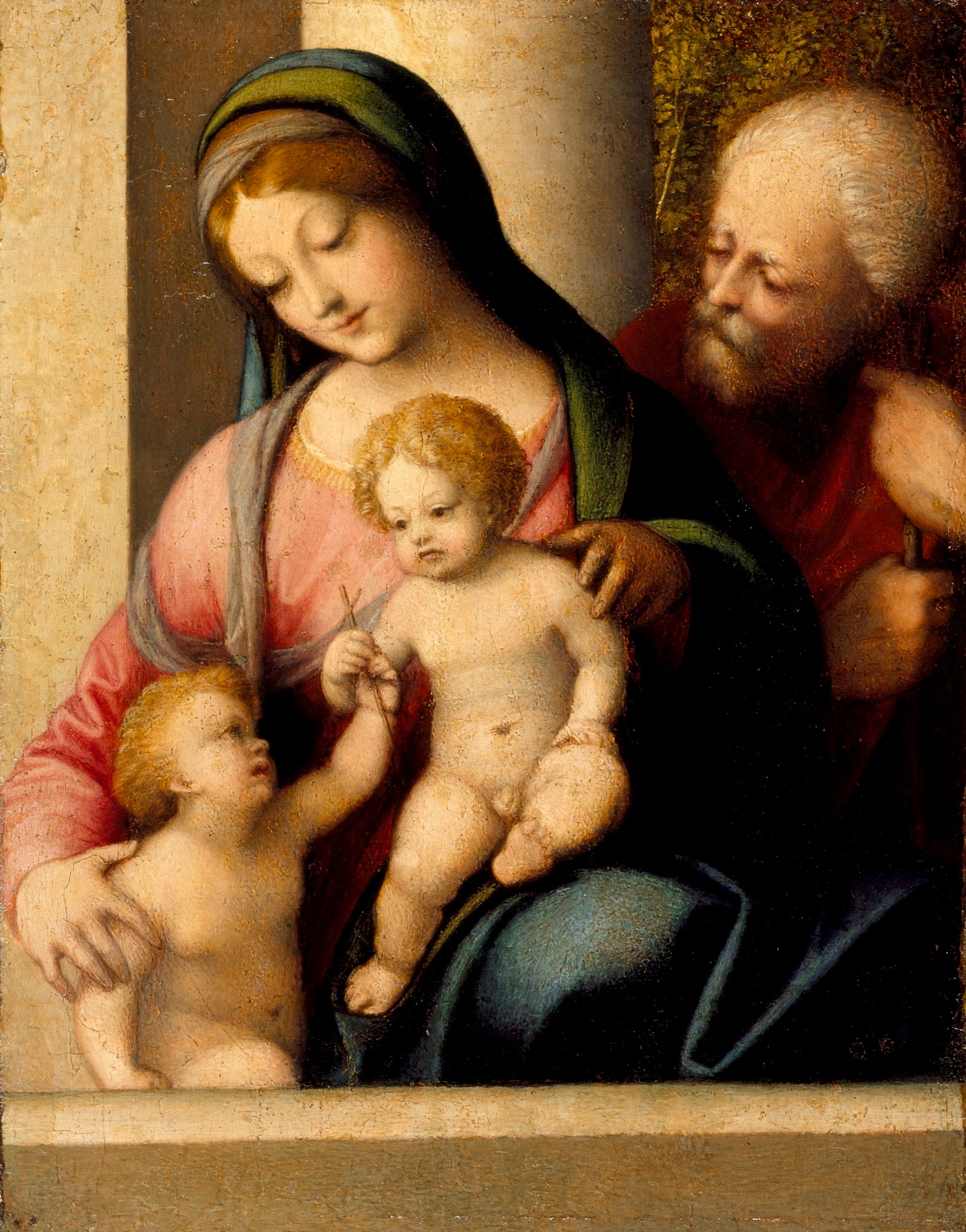 Sainte Famille et saint Jean - Antonio da Correggio - Alpha Reproduction