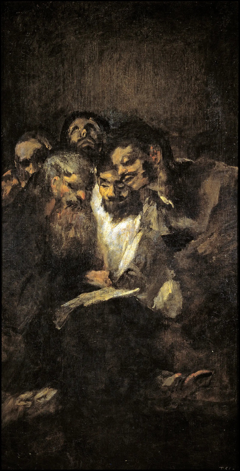 Hombres leyendo - Francisco de Goya