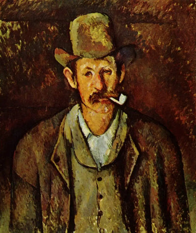 Reproduction du tableau « L'homme à la pipe - Paul Cézanne » par Alpha Reproduction en peinture à l’huile