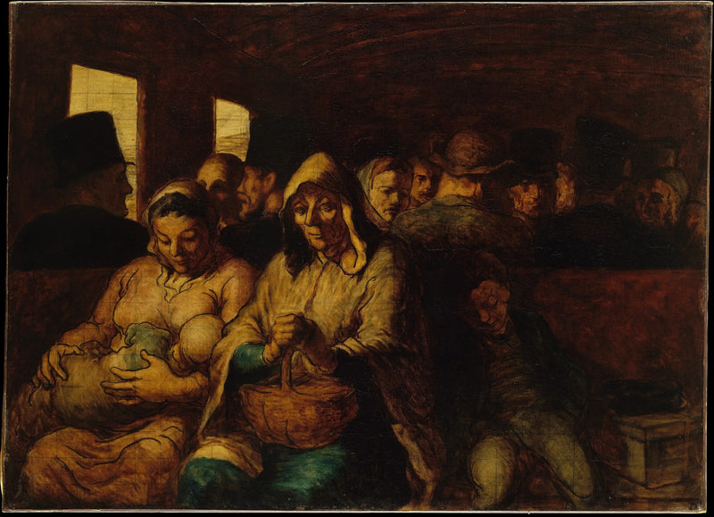 El vagón de tercera clase - Honoré Daumier