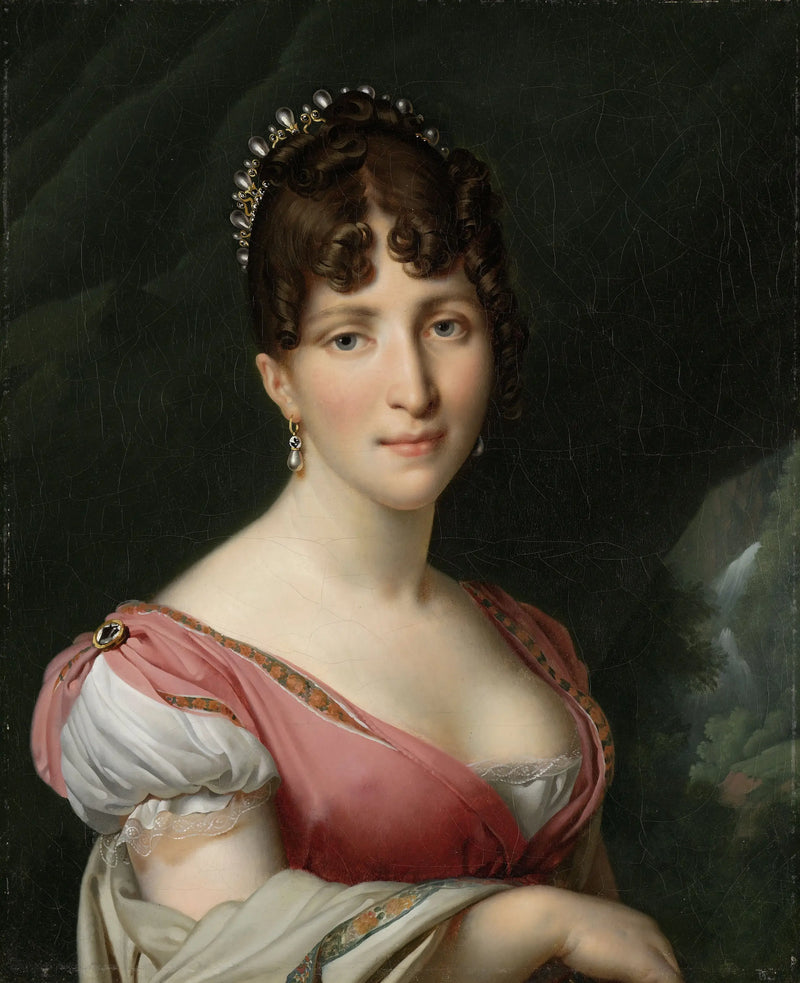 Retrato de Hortense de Beauharnais, reina de Holanda - Anne-Louis Girodet