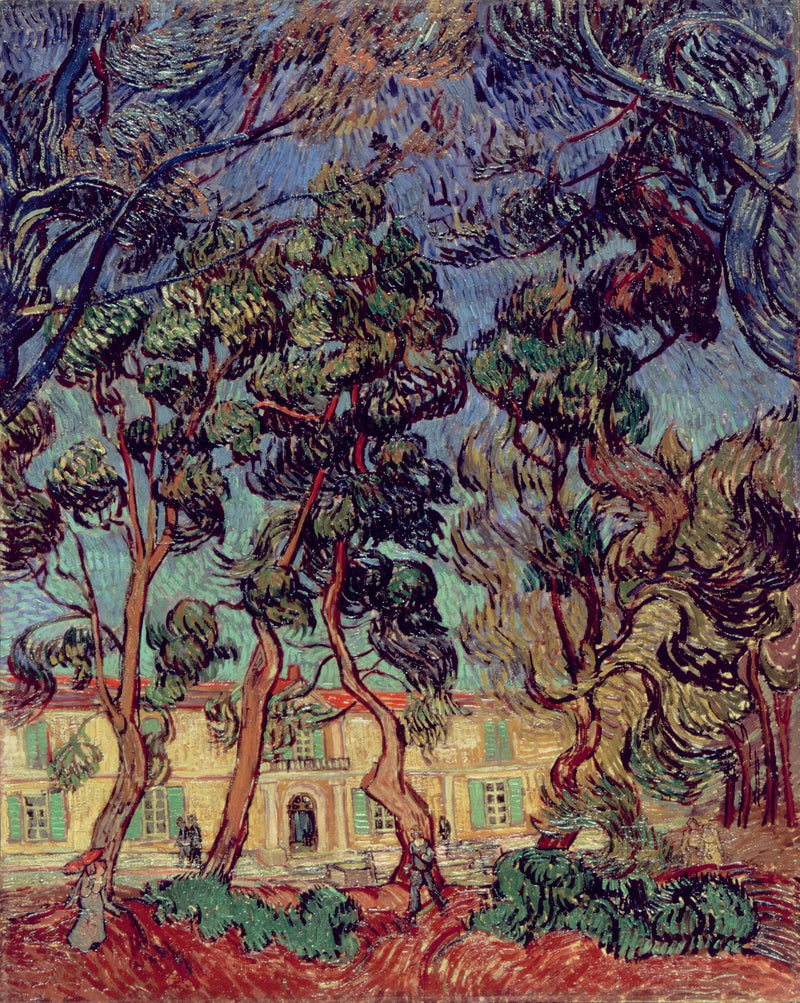 Árboles del jardín del hospital Saint-Paul - Vincent van Gogh