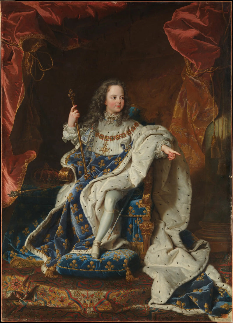 Luis XV de Francia, niño - Hyacinthe Rigaud