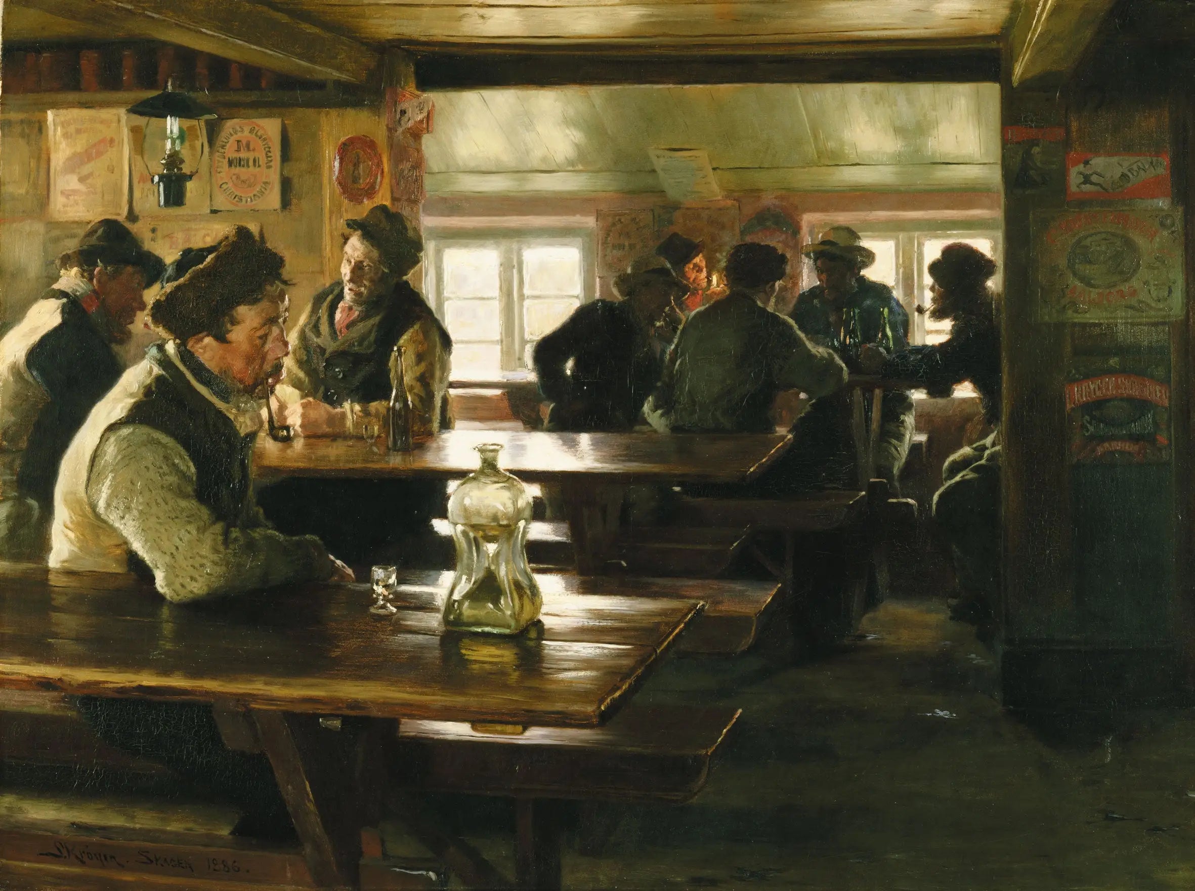 Intérieur d’une taverne - Peder Severin Krøyer - Alpha Reproduction