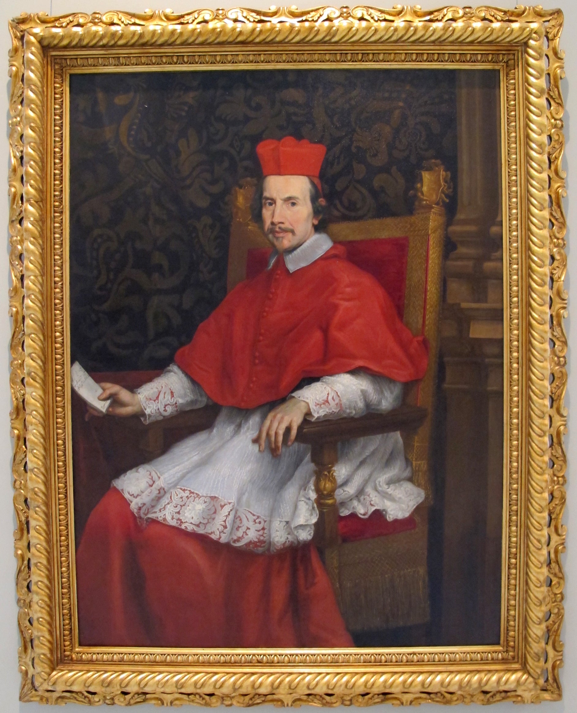 Portrait du cardinal Marco Galli - Giovanni Battista Gaulli