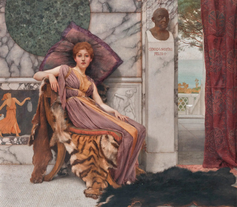 El dulce dejar de hacer (1893) - John William Godward