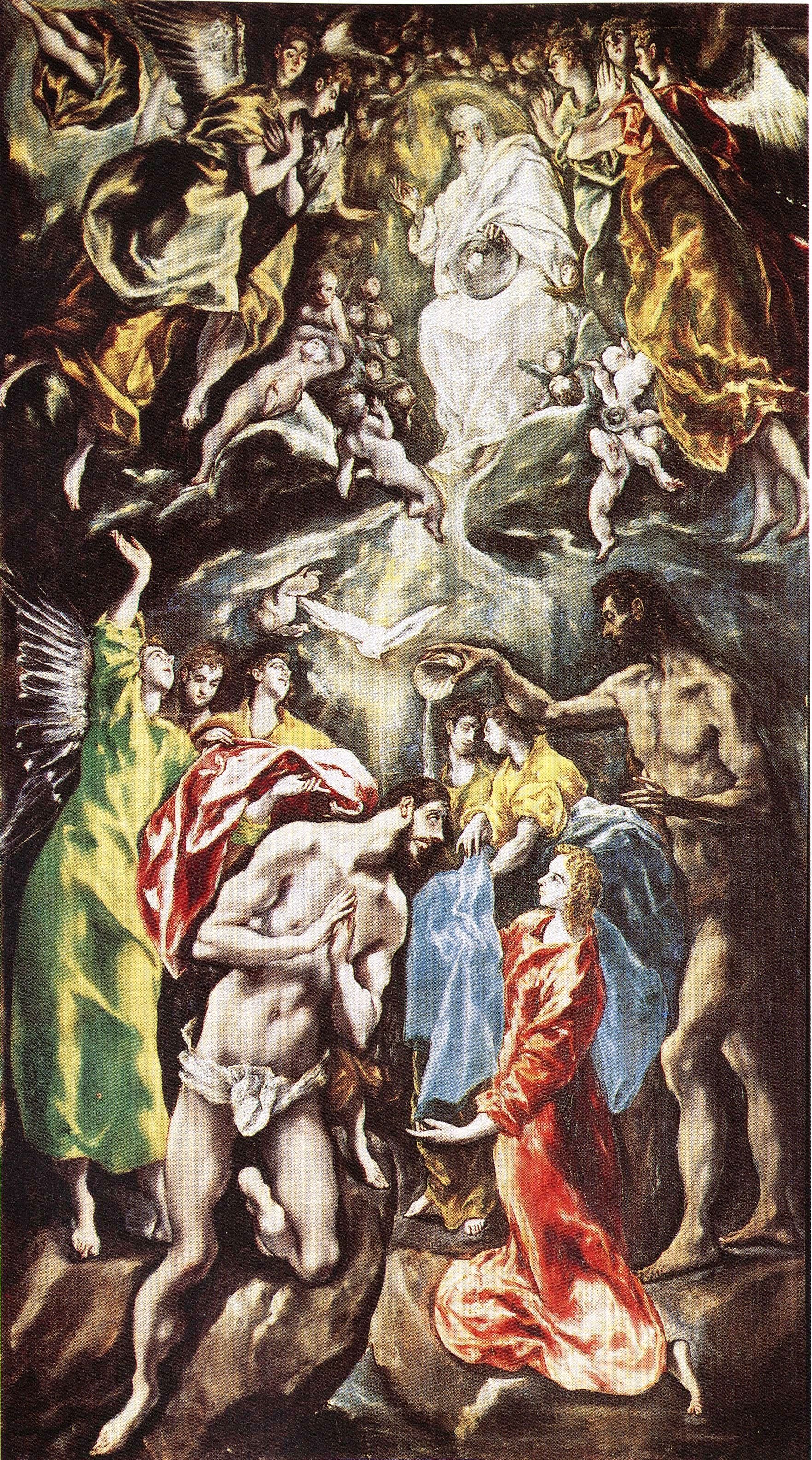 Le Baptême du Christ - El Greco - Alpha Reproduction