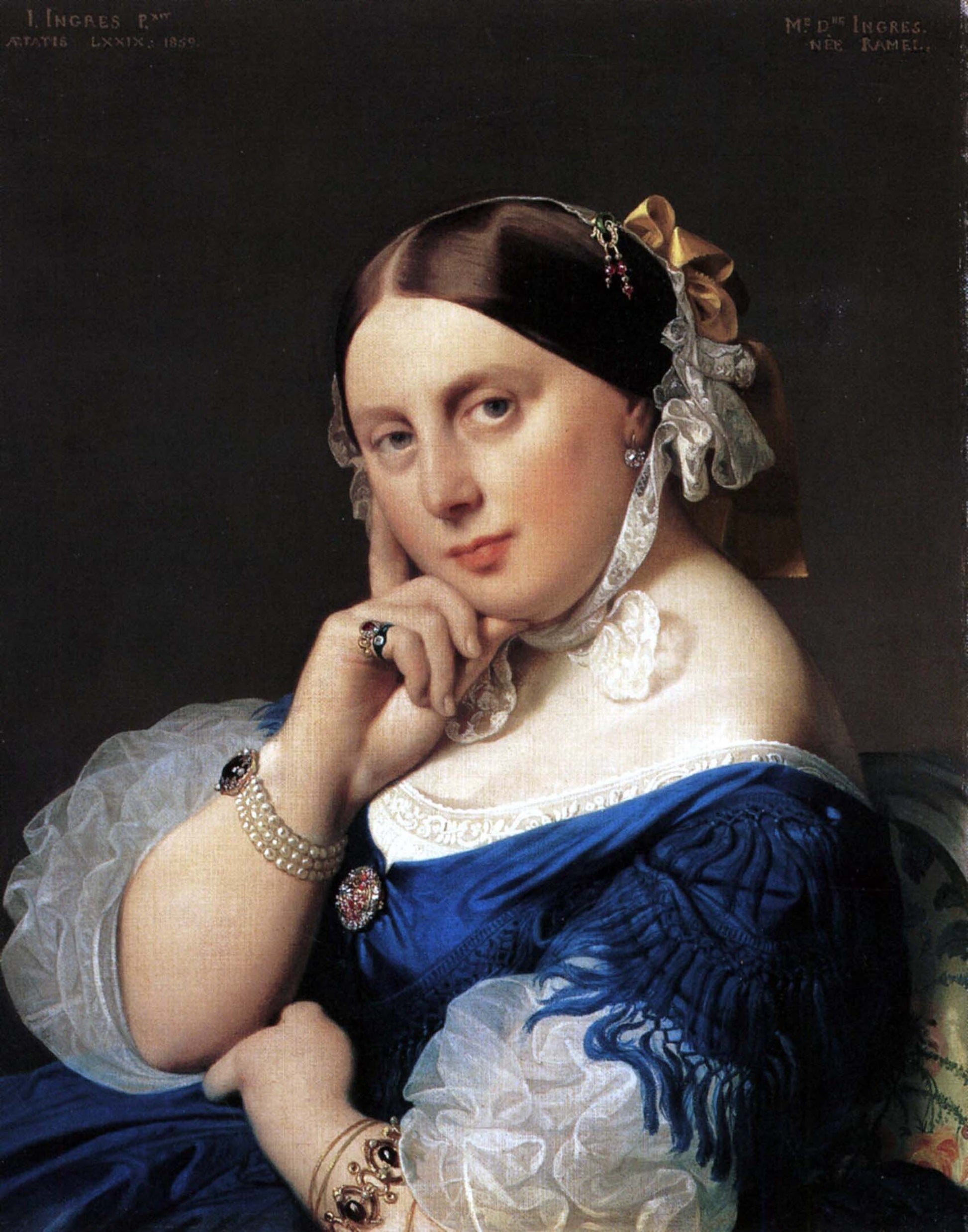 Retrato de Madame Ingres nacida Ramel - Jean-Auguste-Dominique Ingres